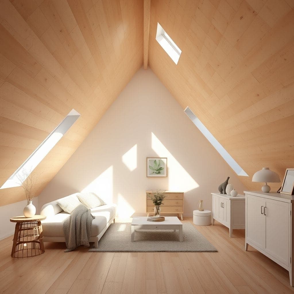 Scandinavian Attic design example 3