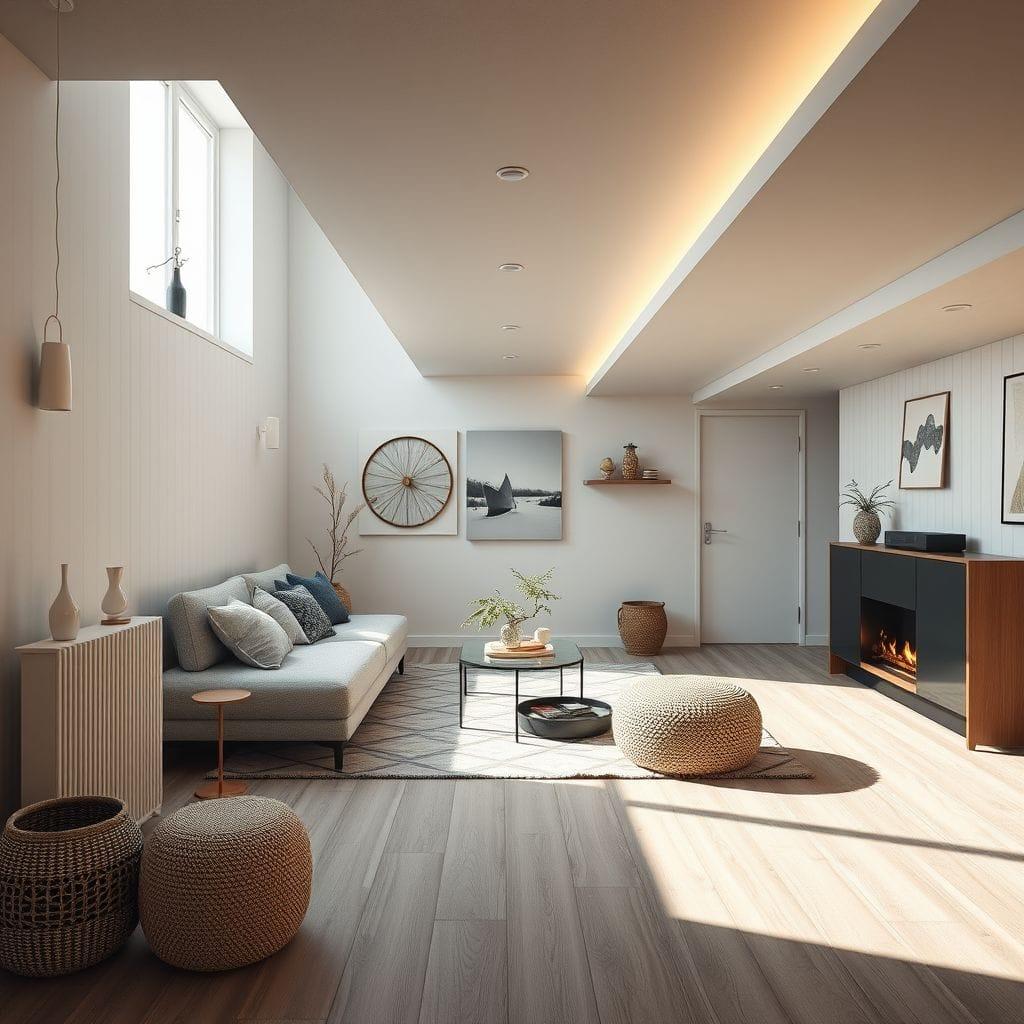 Scandinavian Basement design example 2