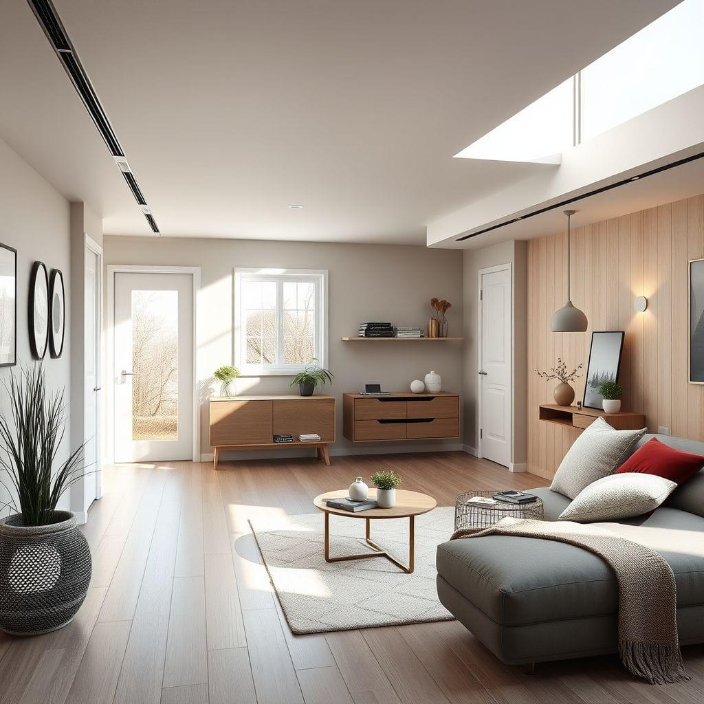 Scandinavian Basement design example 4