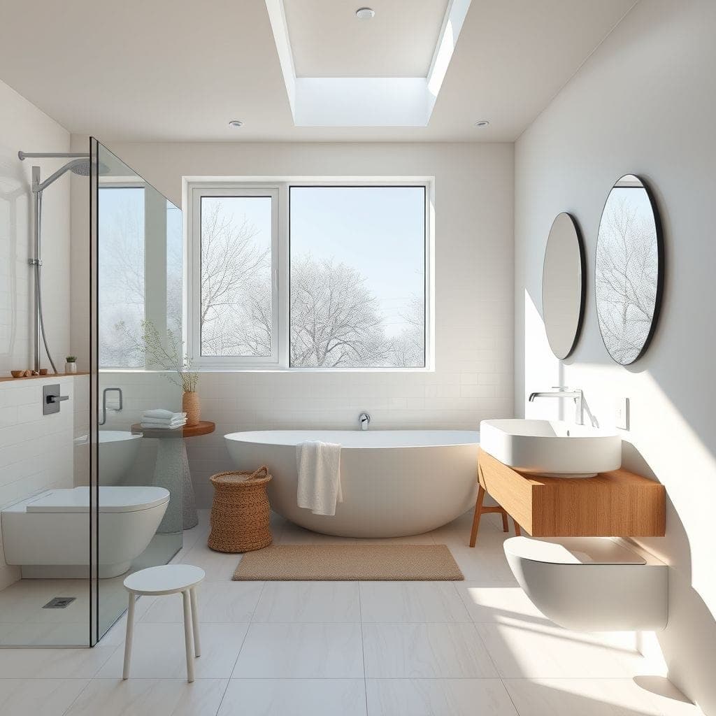 Scandinavian Bathroom design example 1
