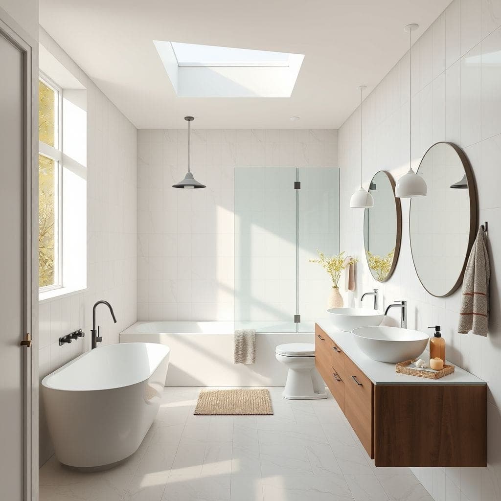Scandinavian Bathroom design example 2