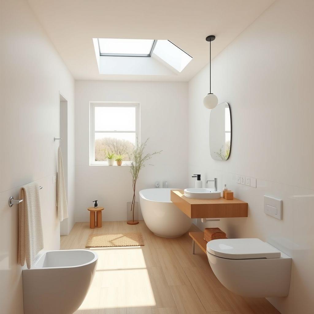 Scandinavian Bathroom design example 4