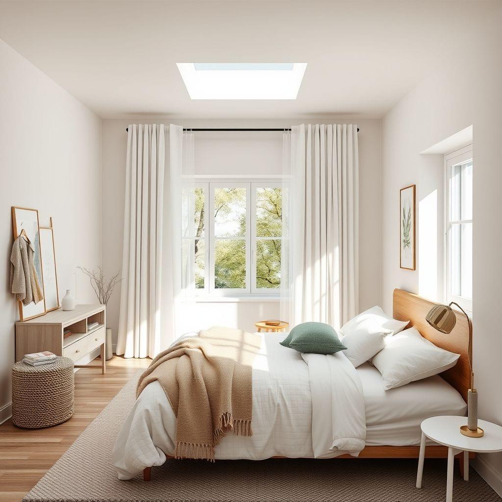 Scandinavian Bedroom design example 2