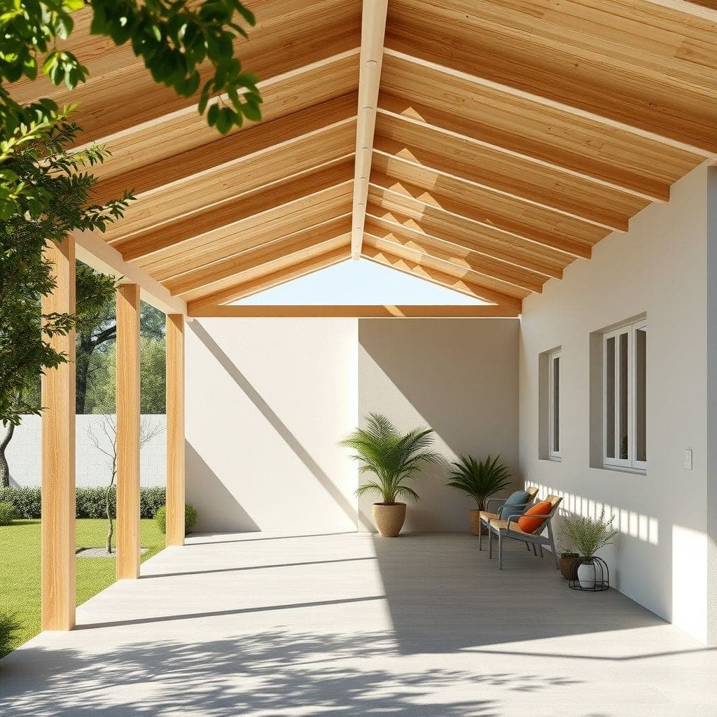 Scandinavian Carport design example 2