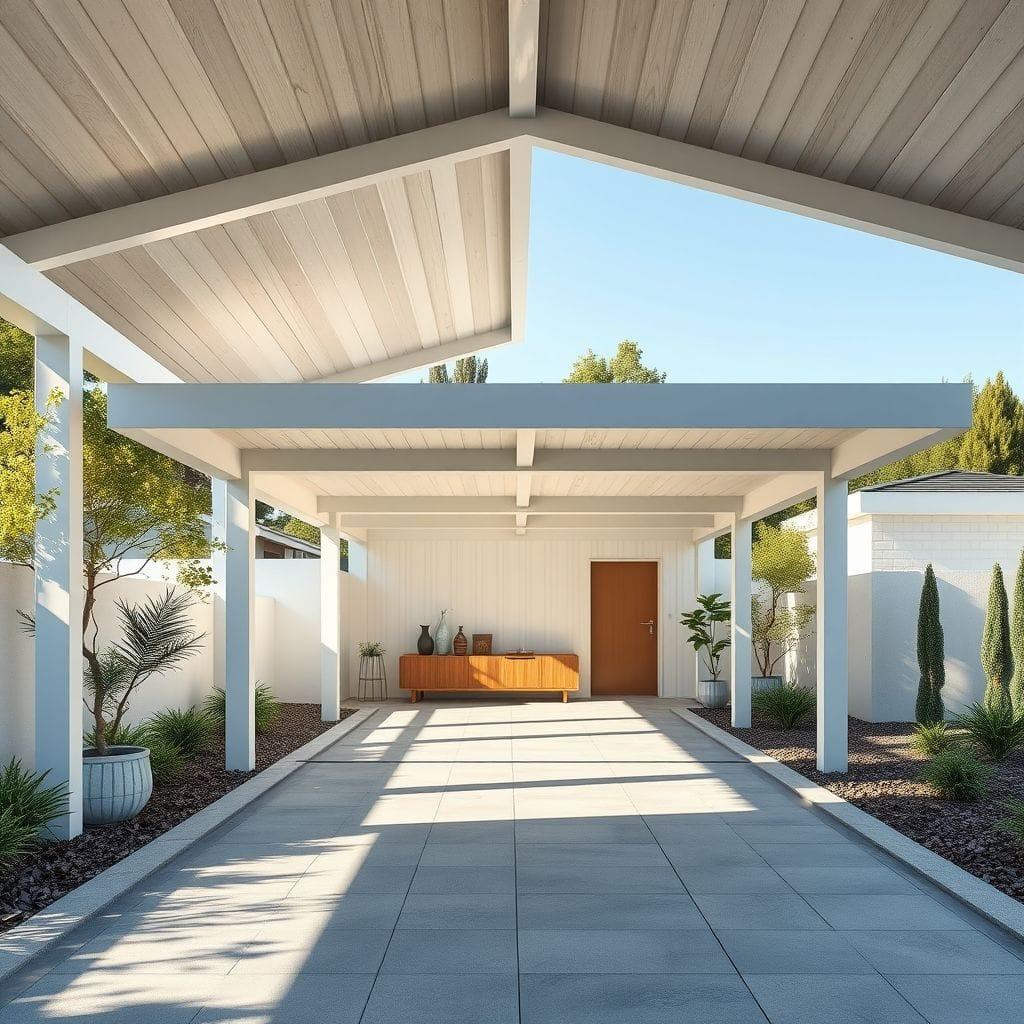 Scandinavian Carport design example 3