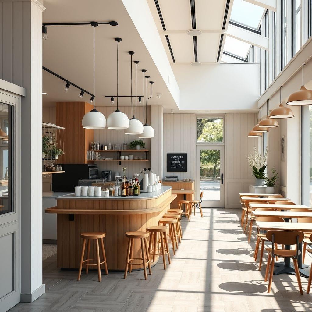 Scandinavian Coffee Shop design example 4