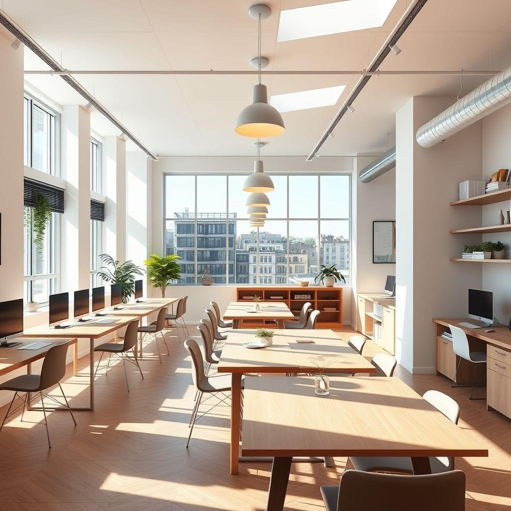 Scandinavian Coworking Space design example 3