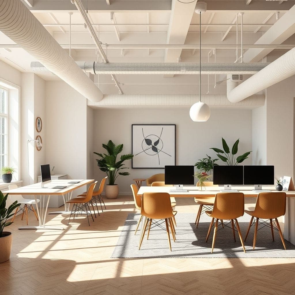 Scandinavian Coworking Space design example 4