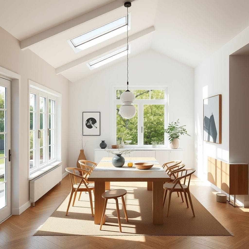 Scandinavian Dining Room design example 2