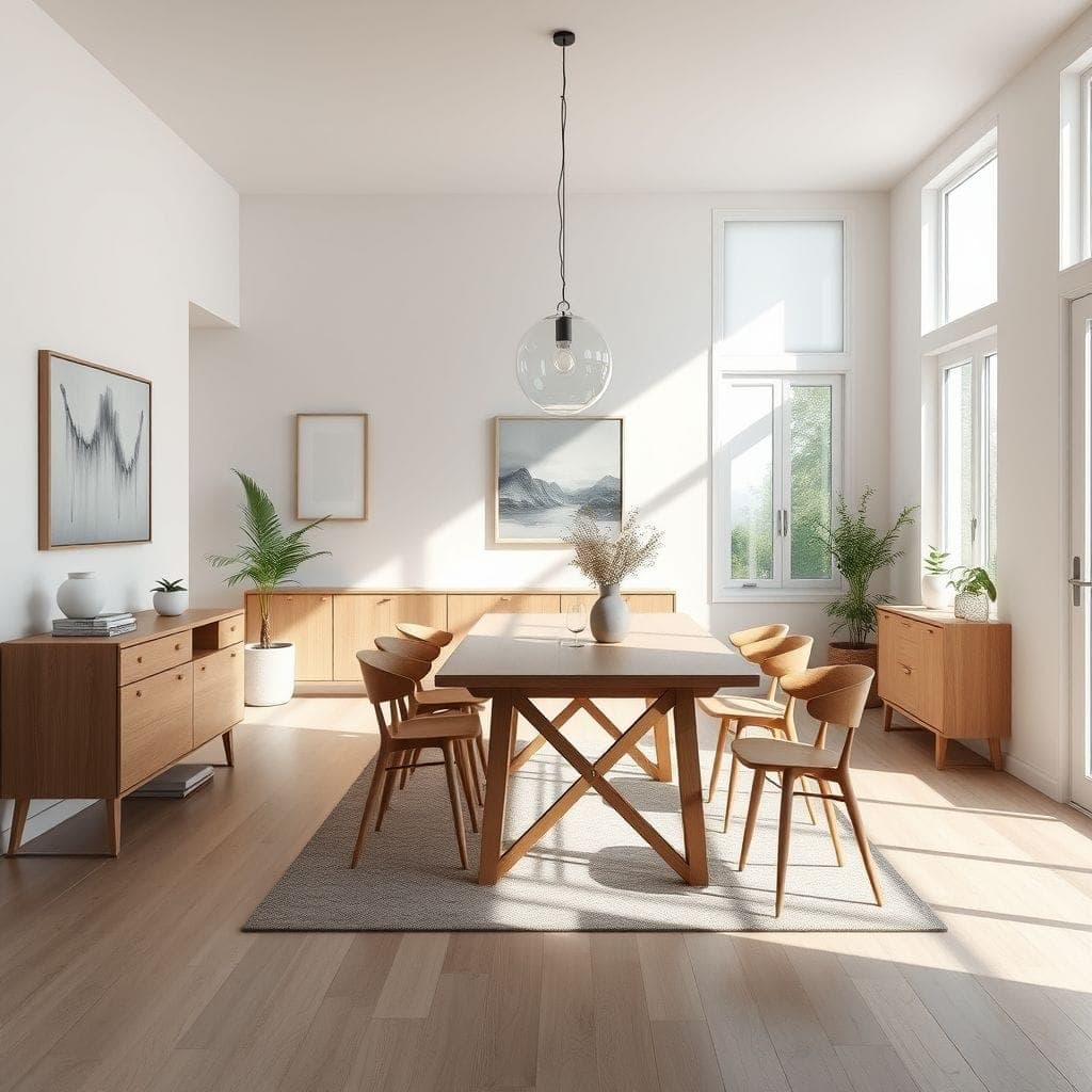 Scandinavian Dining Room design example 3