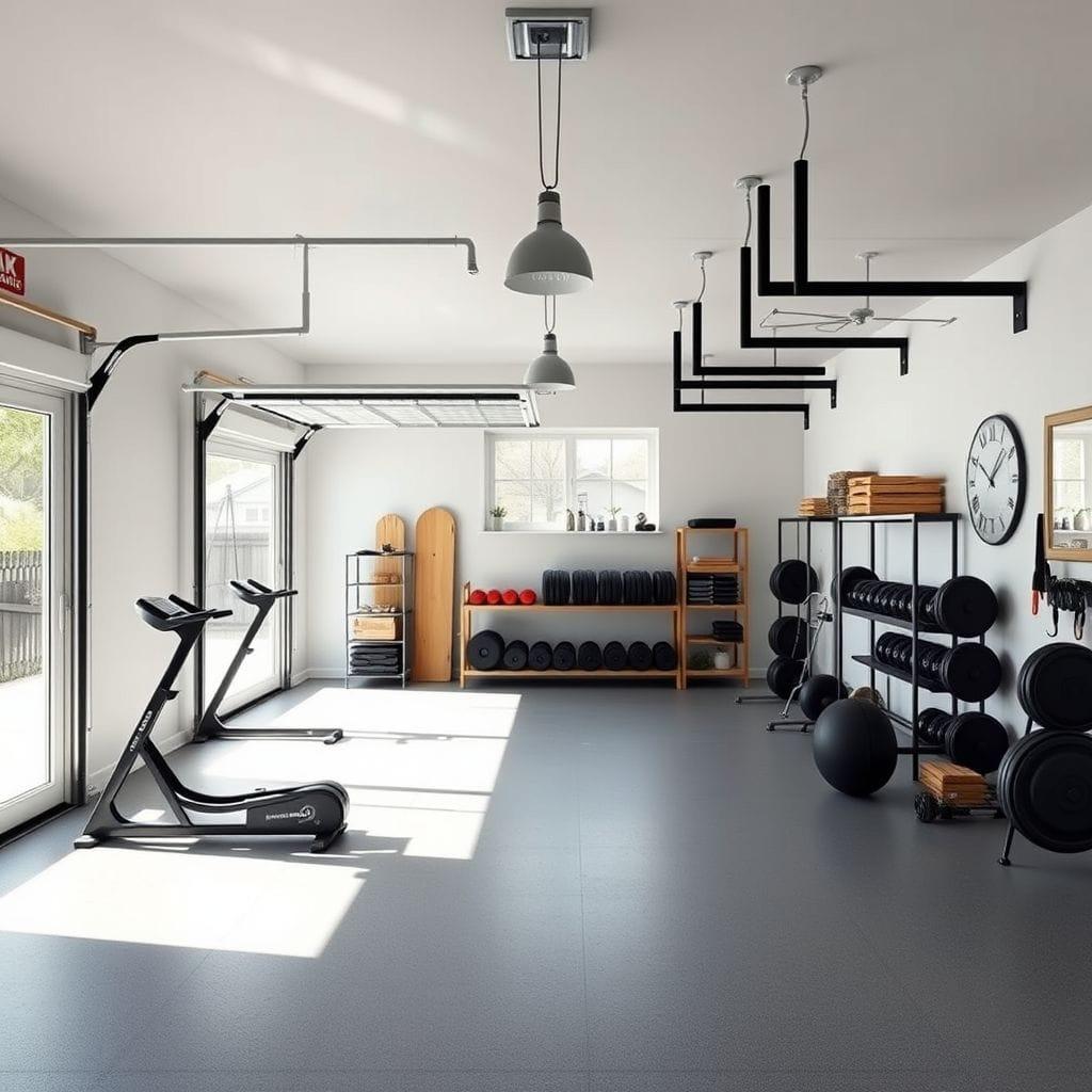 Scandinavian Garage Gym design example 2