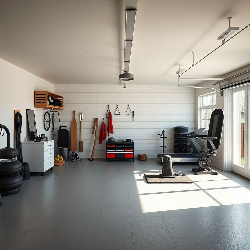 Scandinavian Garage Gym design example 3
