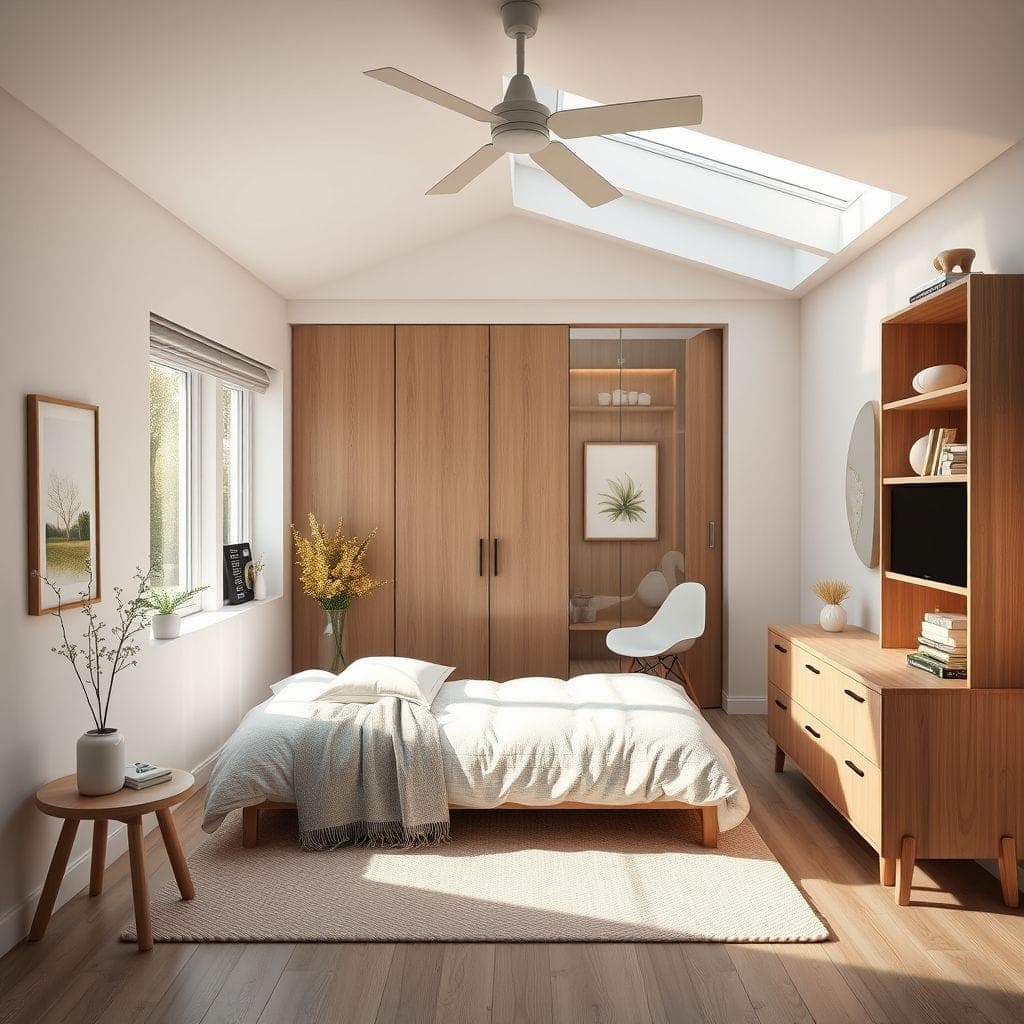 Scandinavian Guest Room design example 3