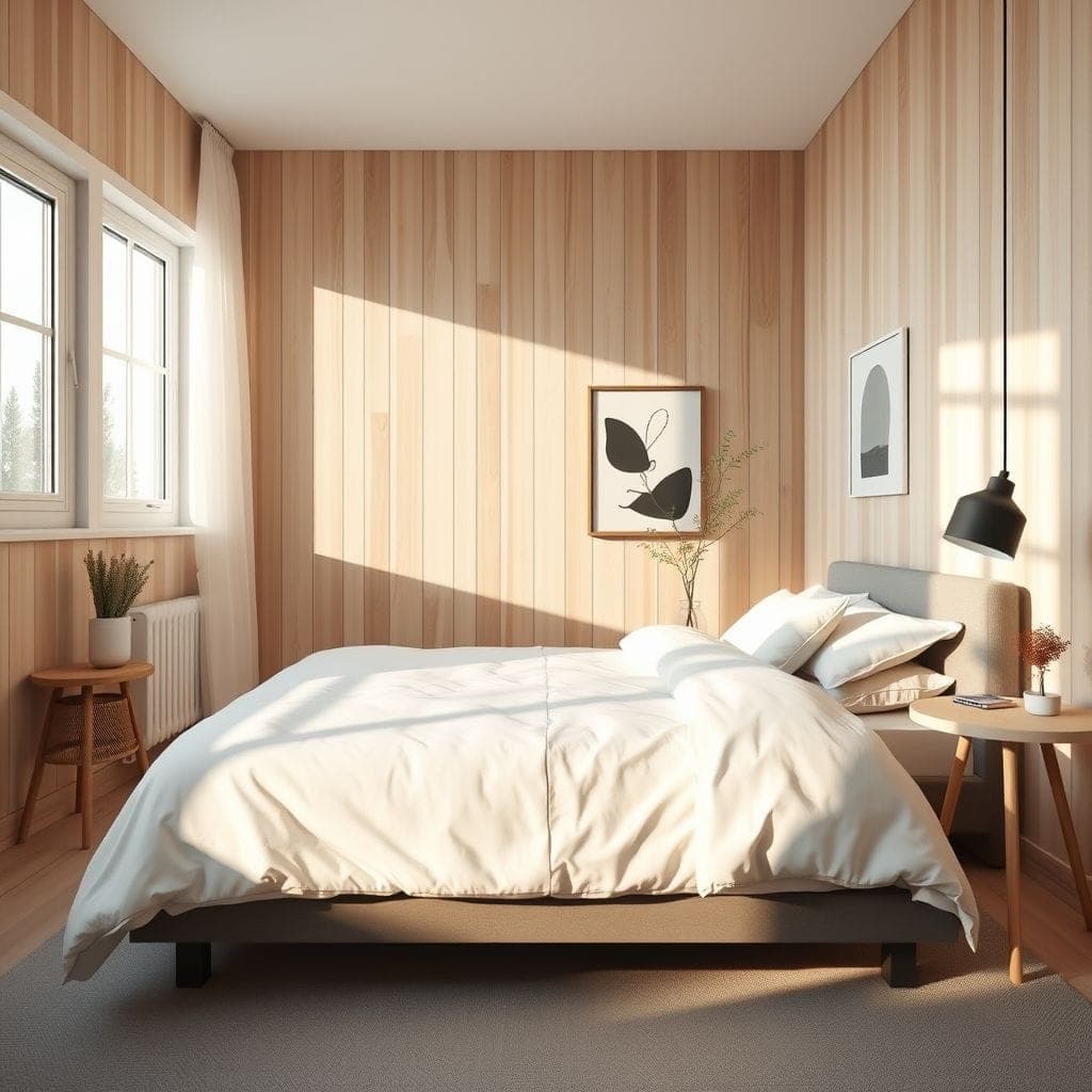 Scandinavian Guest Room design example 4