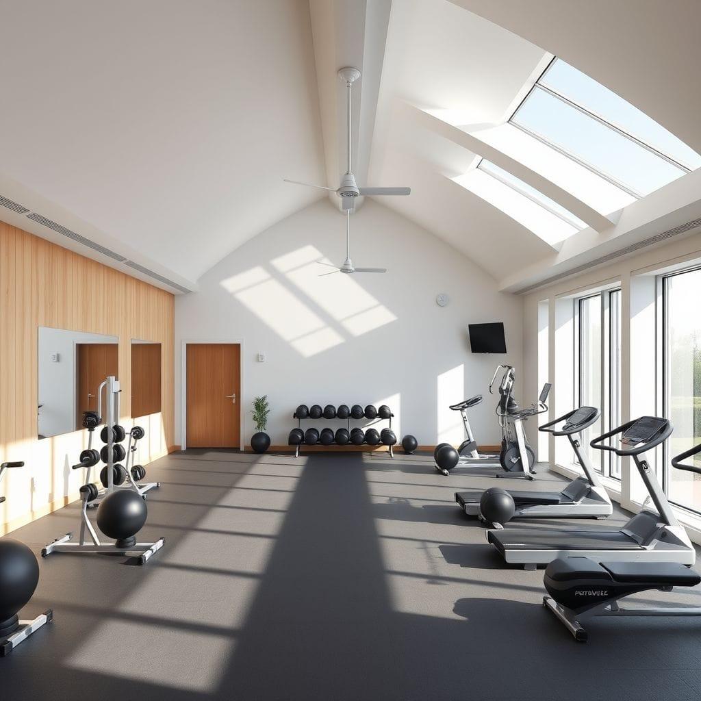 Scandinavian Gym design example 1