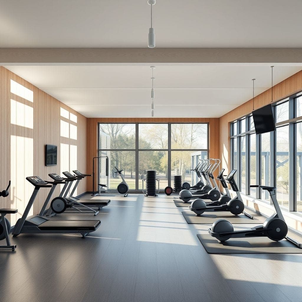 Scandinavian Gym design example 2