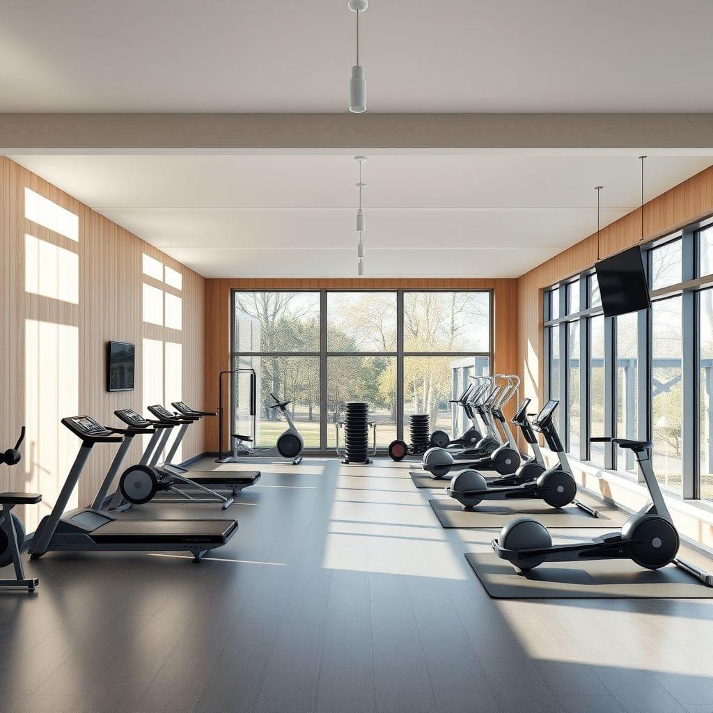 Scandinavian Gym design example 2