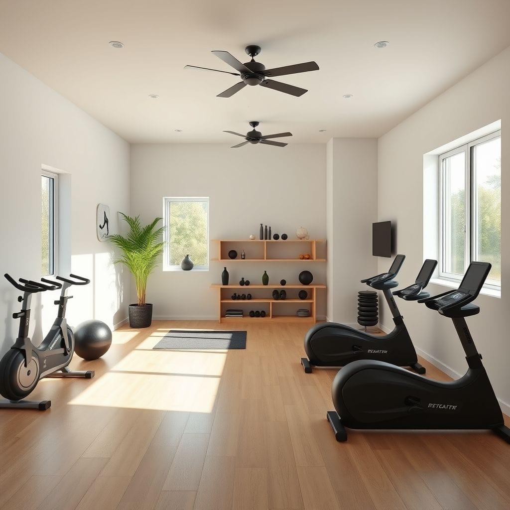 Scandinavian Home Gym design example 3