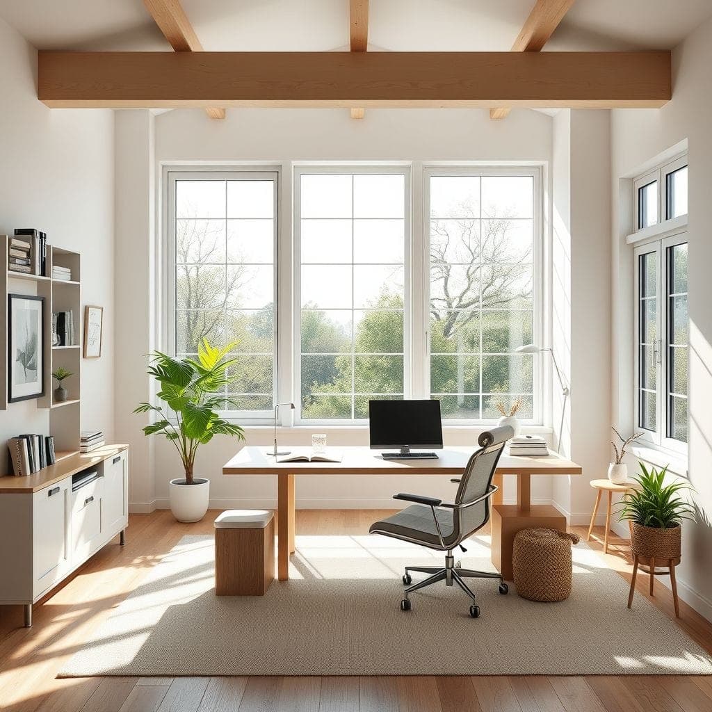 Scandinavian Home Office design example 1