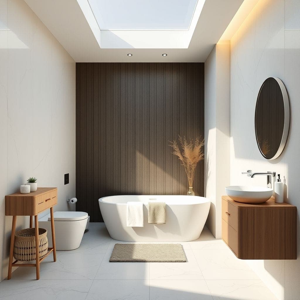 Scandinavian Hotel Bathroom design example 3