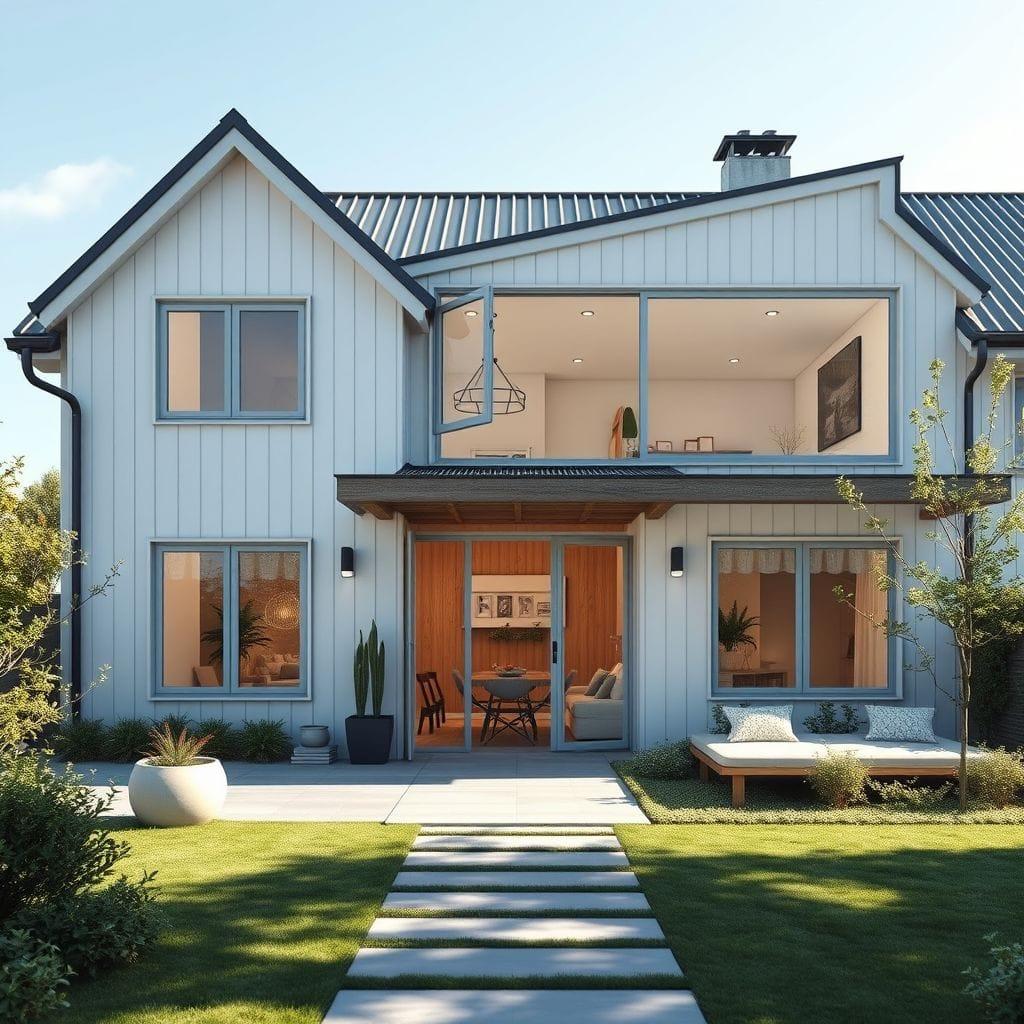 Scandinavian House Exterior design example 3