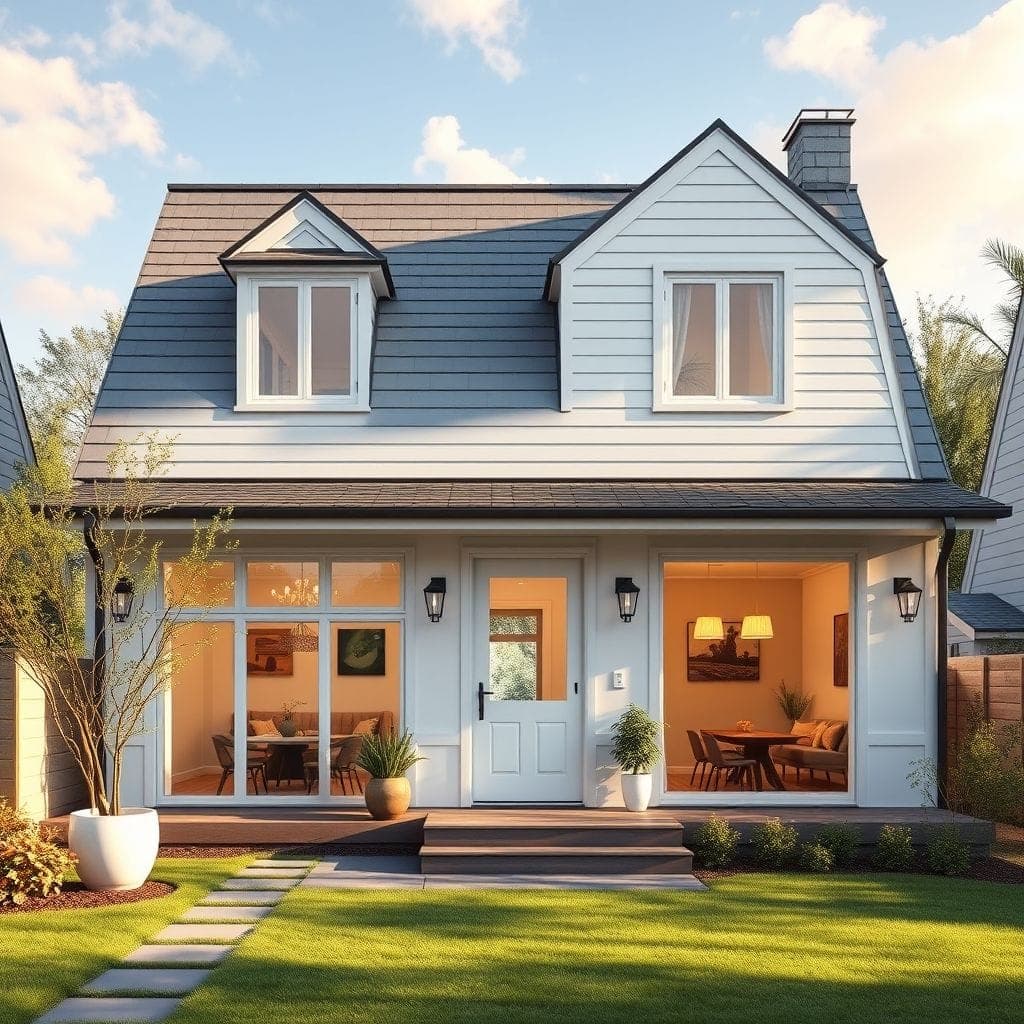 Scandinavian House Exterior design example 4