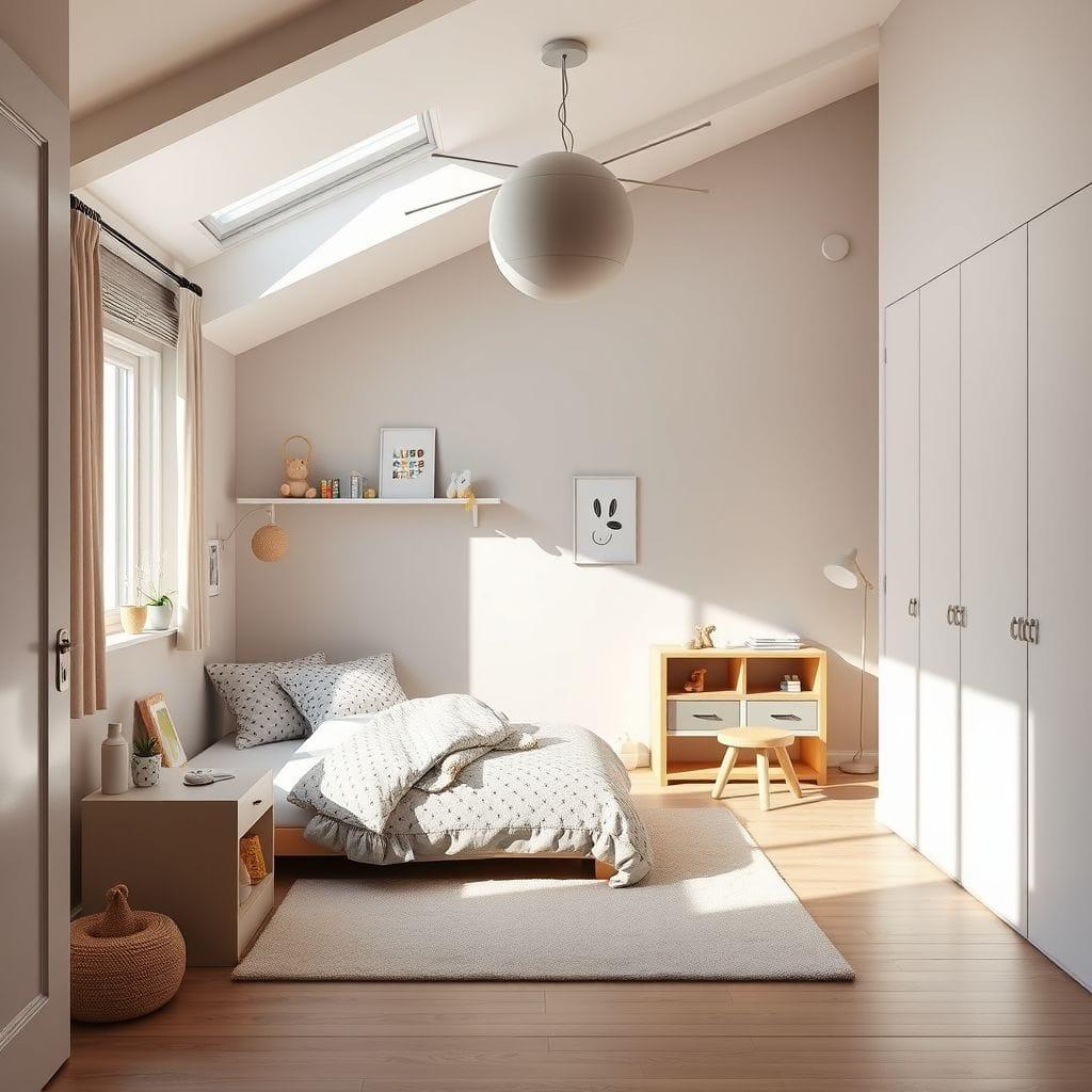 Scandinavian Kids Room design example 3