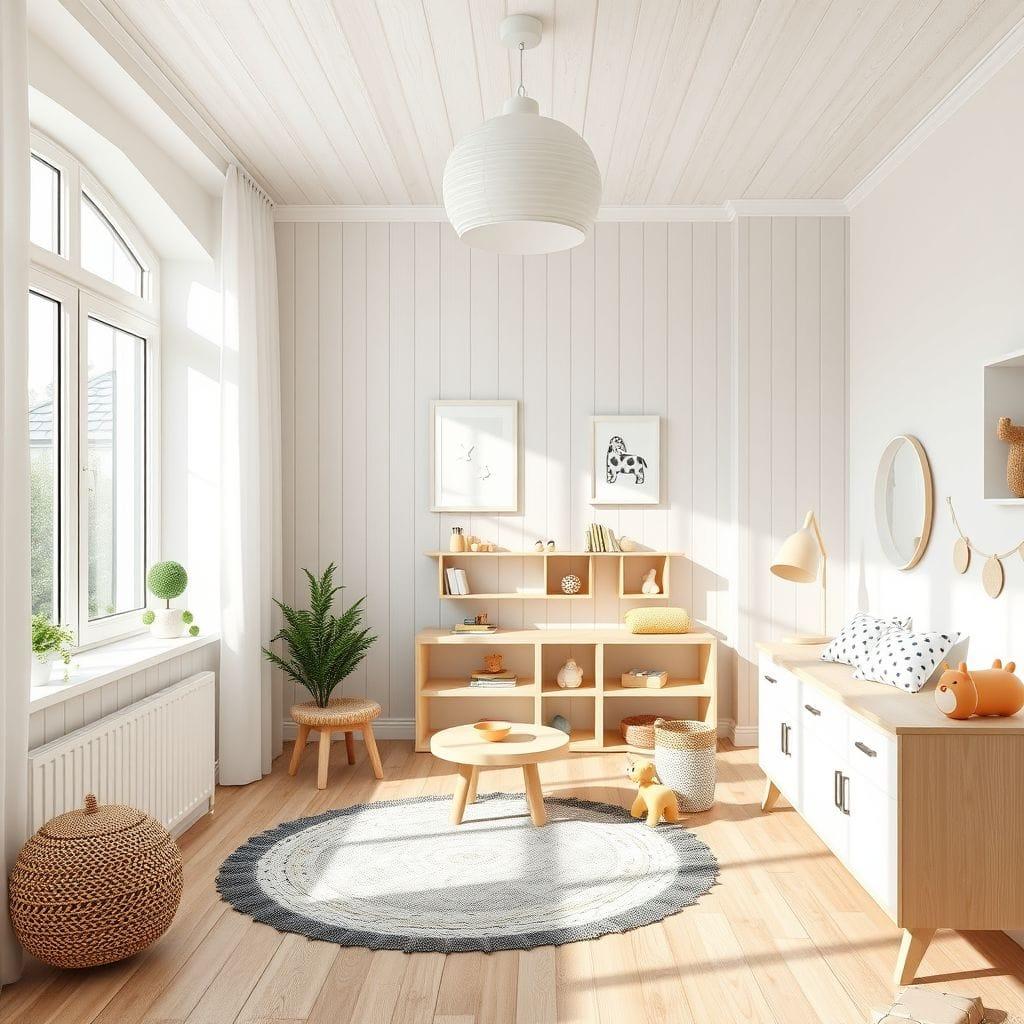 Scandinavian Kids Room design example 4