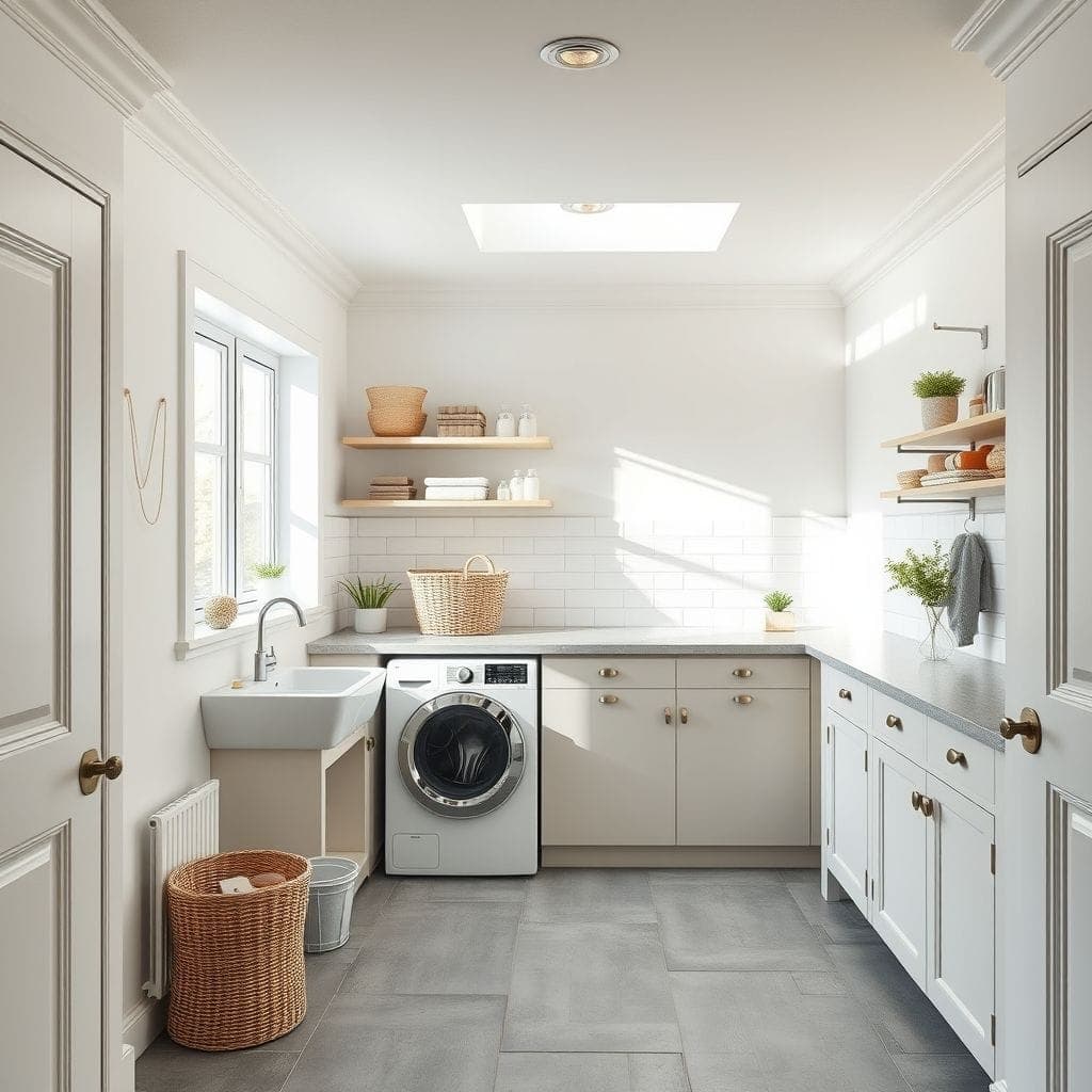 Scandinavian Laundry Room design example 2