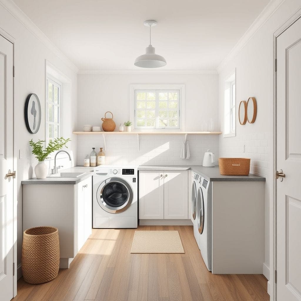 Scandinavian Laundry Room design example 3