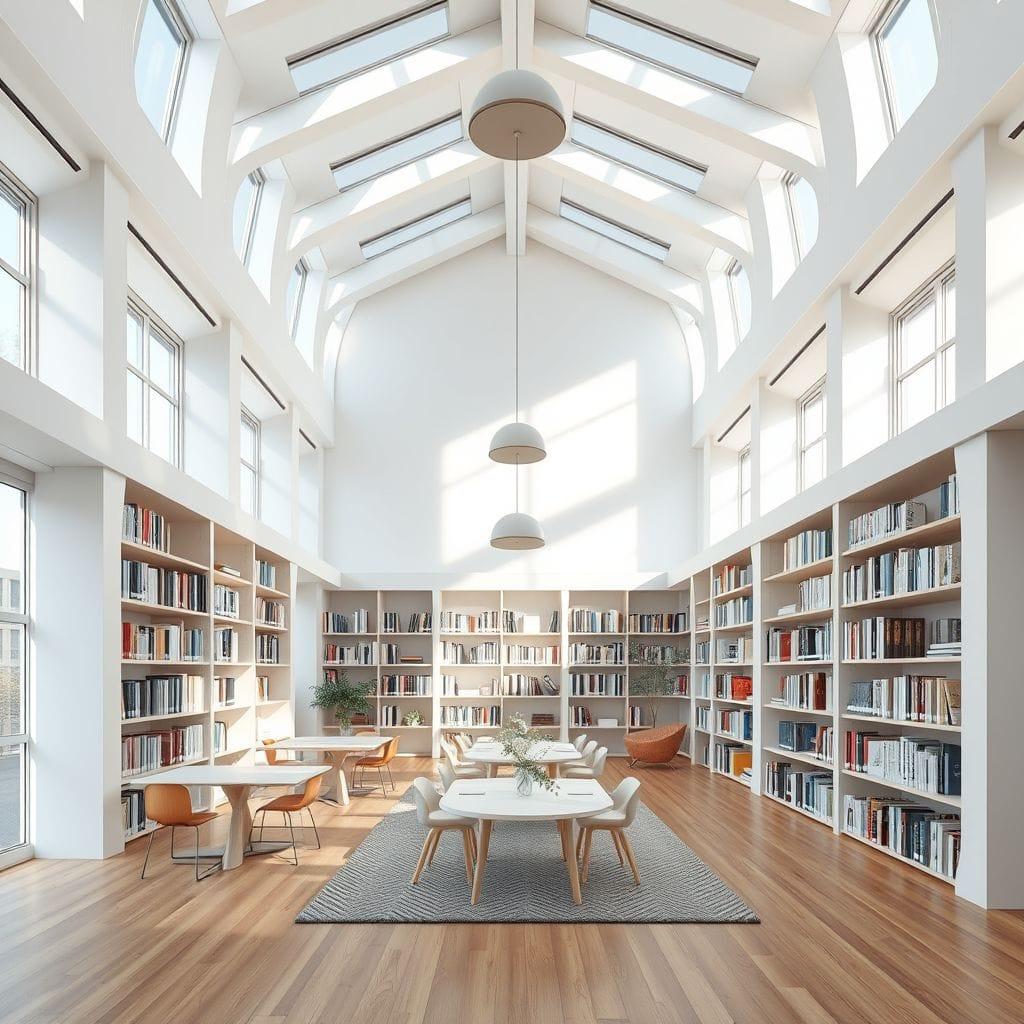 Scandinavian Library design example 1