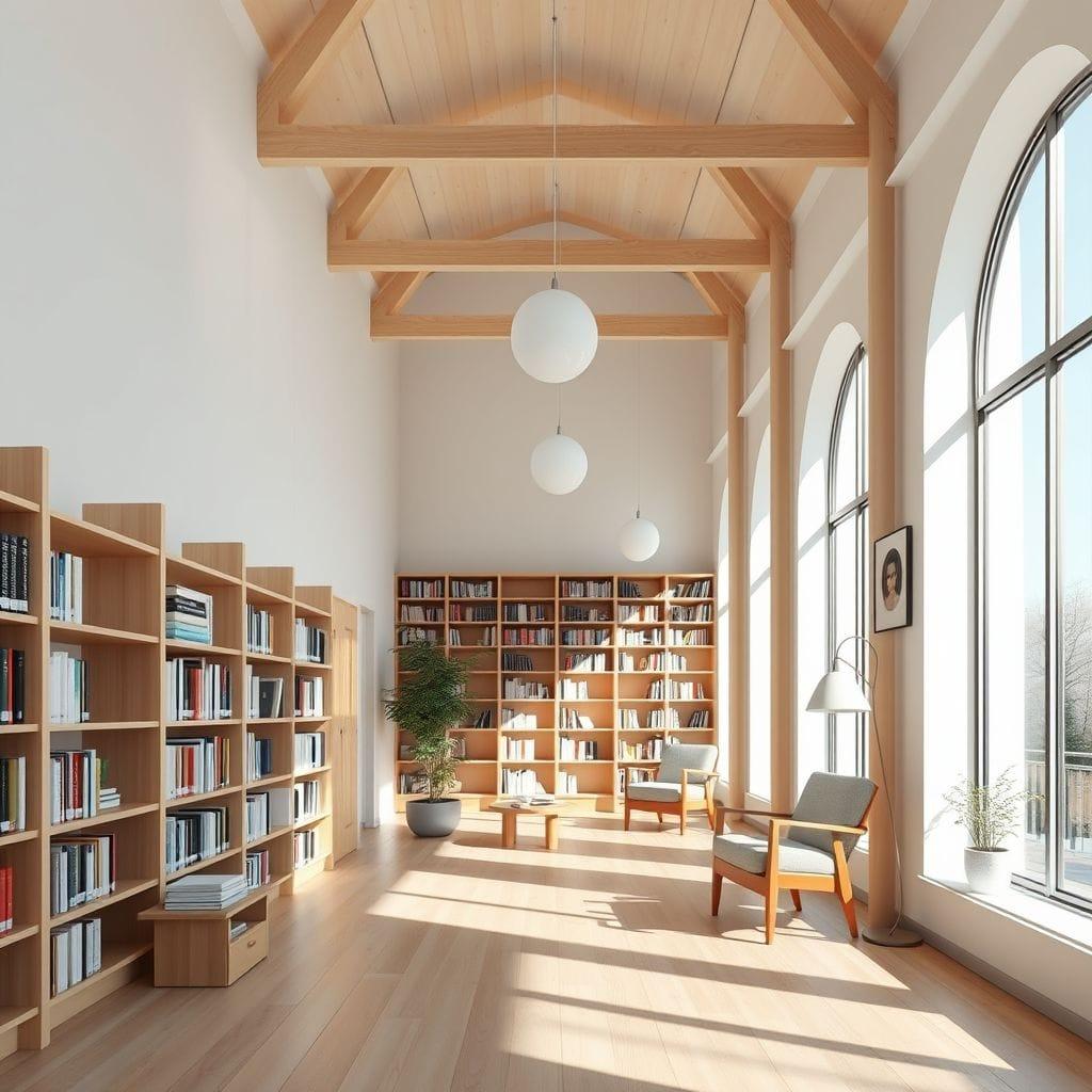 Scandinavian Library design example 4