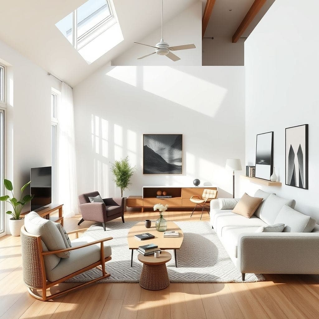 Scandinavian Living Room design example 1