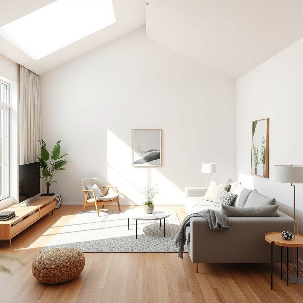 Scandinavian Living Room design example 3