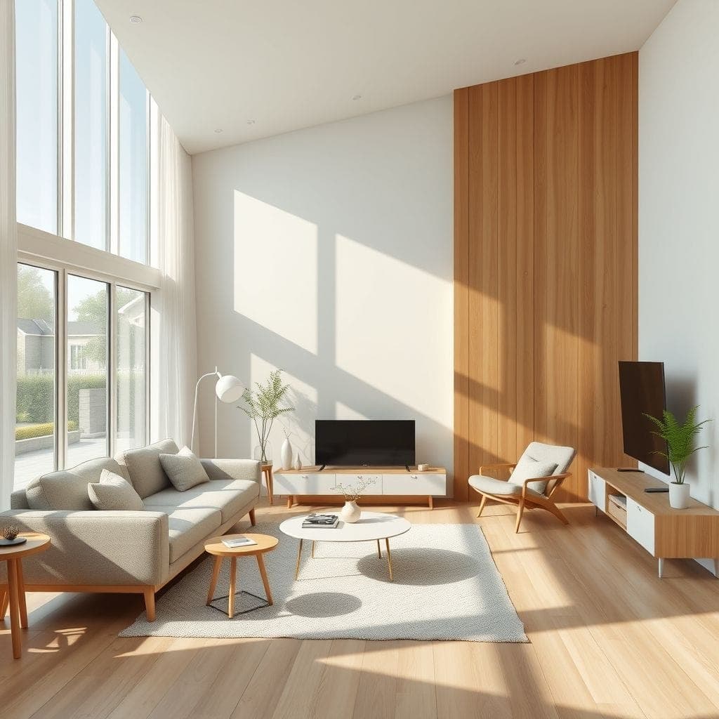 Scandinavian Living Room design example 4