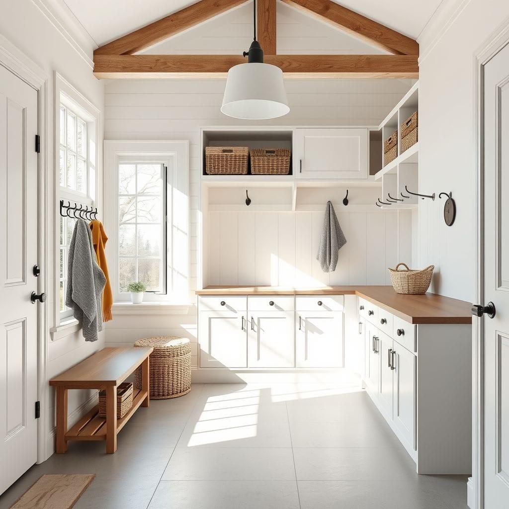 Scandinavian Mudroom design example 2