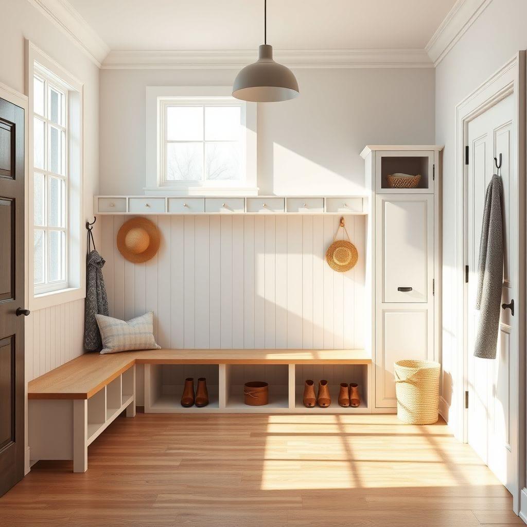 Scandinavian Mudroom design example 4