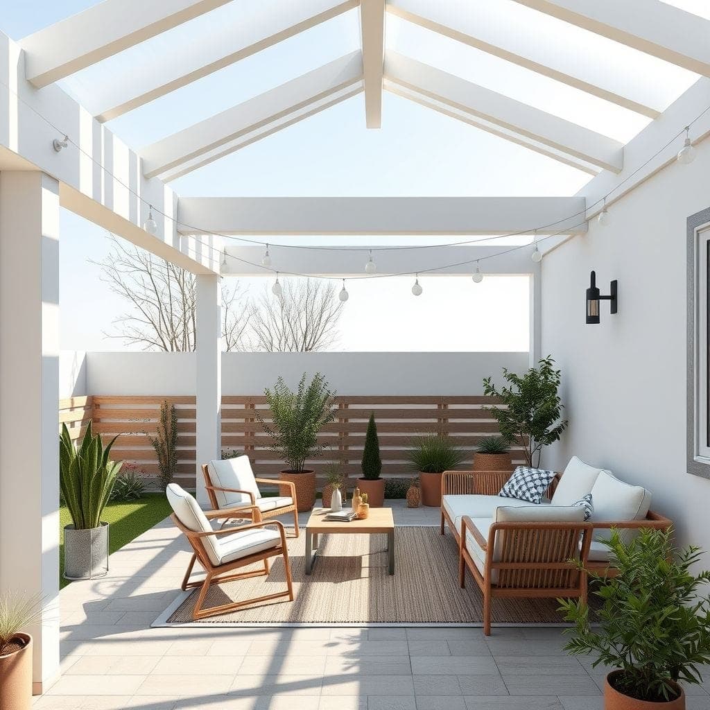 Scandinavian Outdoor Patio design example 1