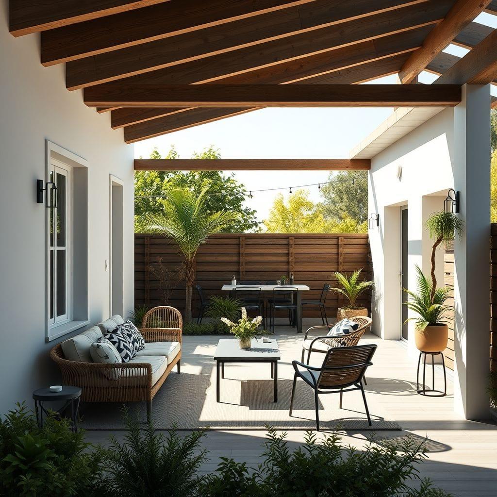 Scandinavian Outdoor Patio design example 4