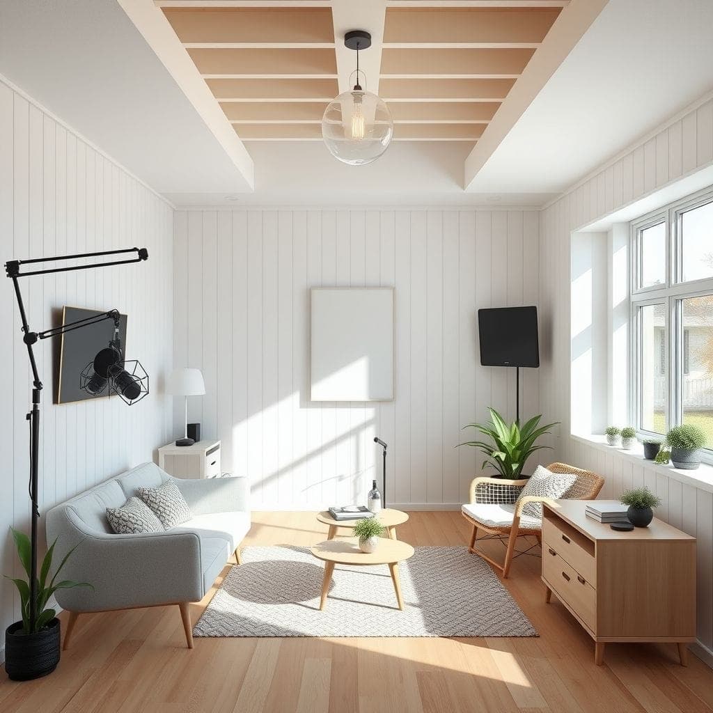 Scandinavian Podcast Studio design example 2