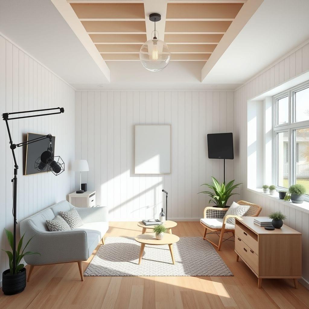 Scandinavian Podcast Studio design example 2