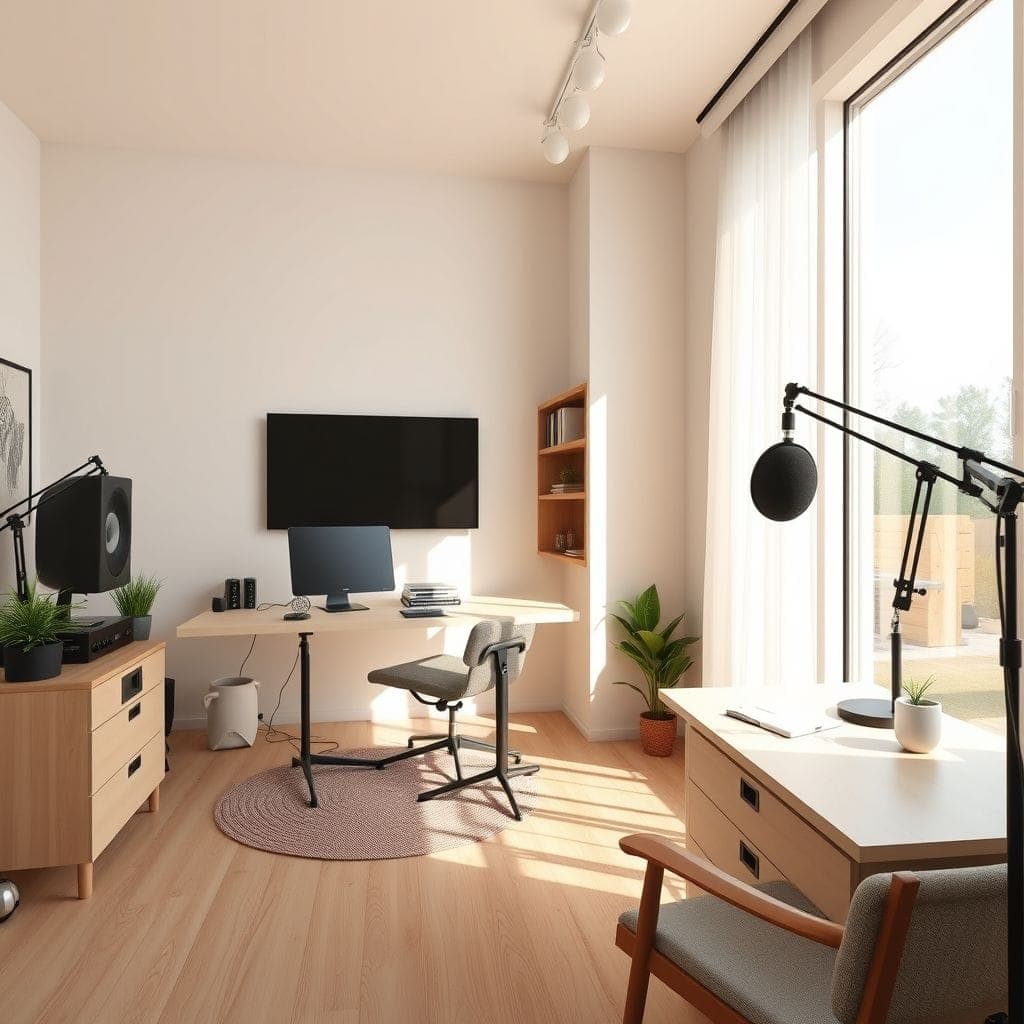 Scandinavian Podcast Studio design example 4