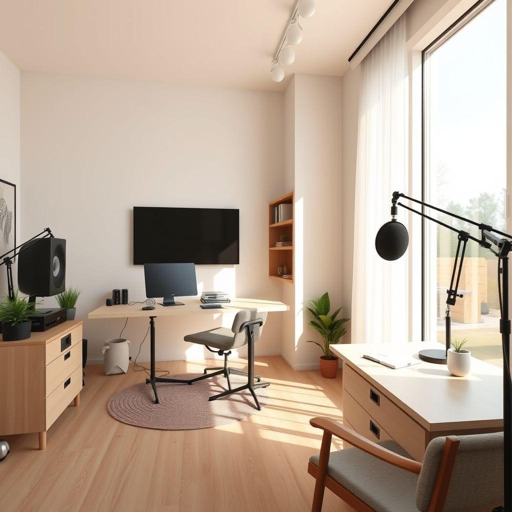 Scandinavian Podcast Studio design example 4