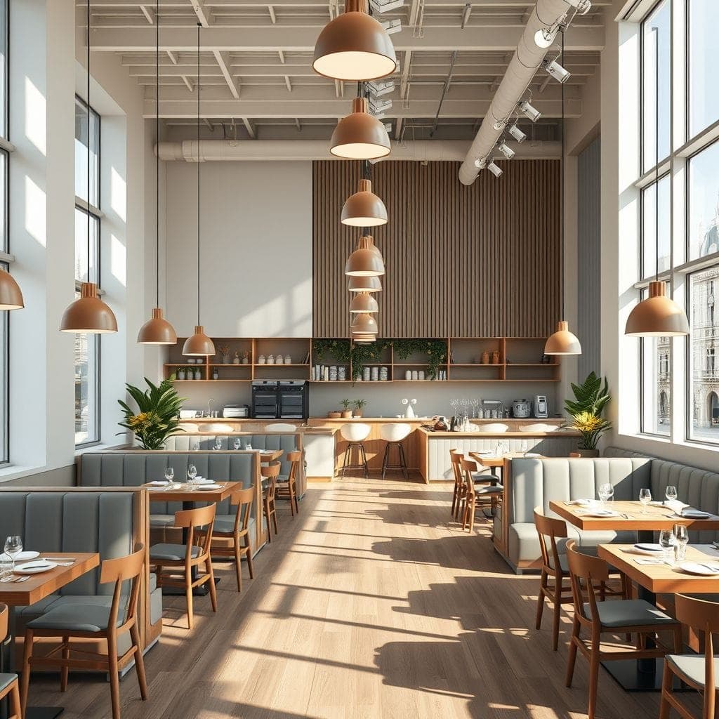 Scandinavian Restaurant design example 4