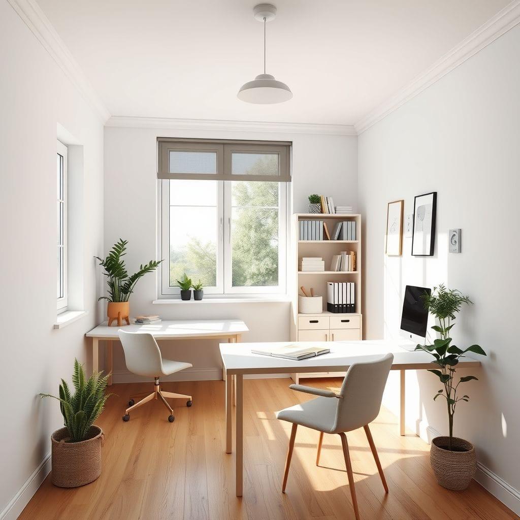 Scandinavian Study Room design example 2