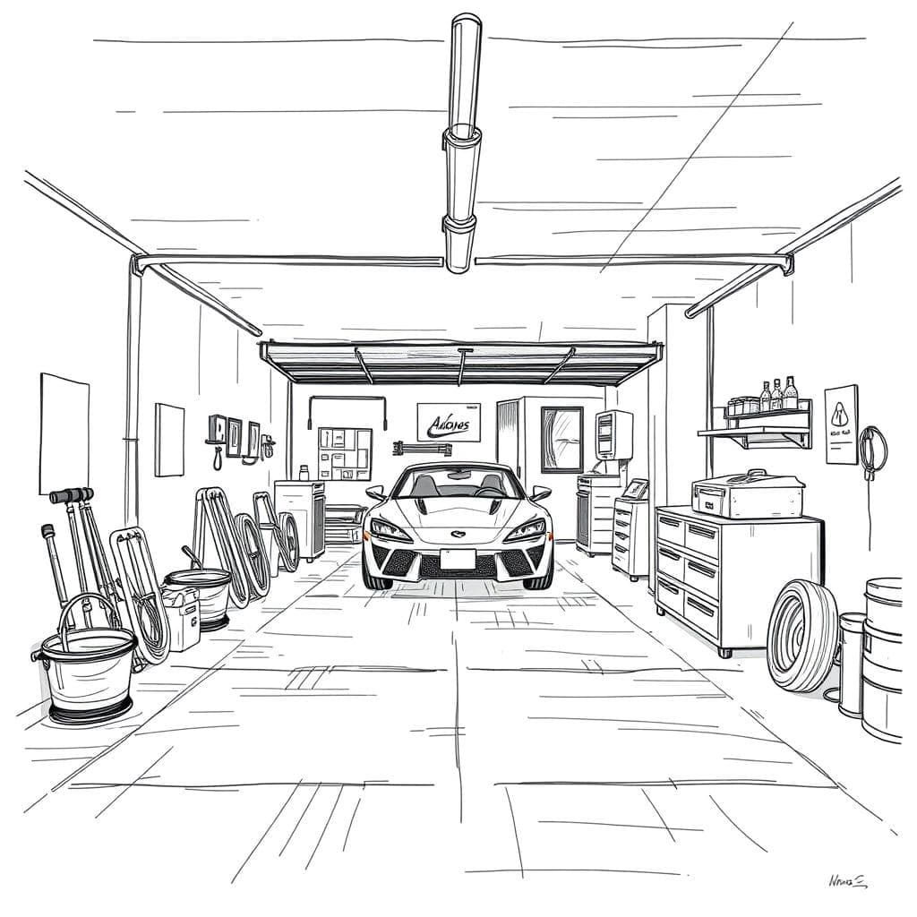 Sketch Garage design example 4