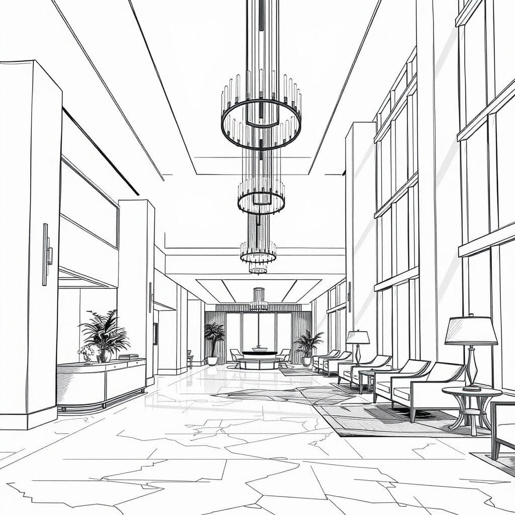 Sketch Hotel Lobby design example 1
