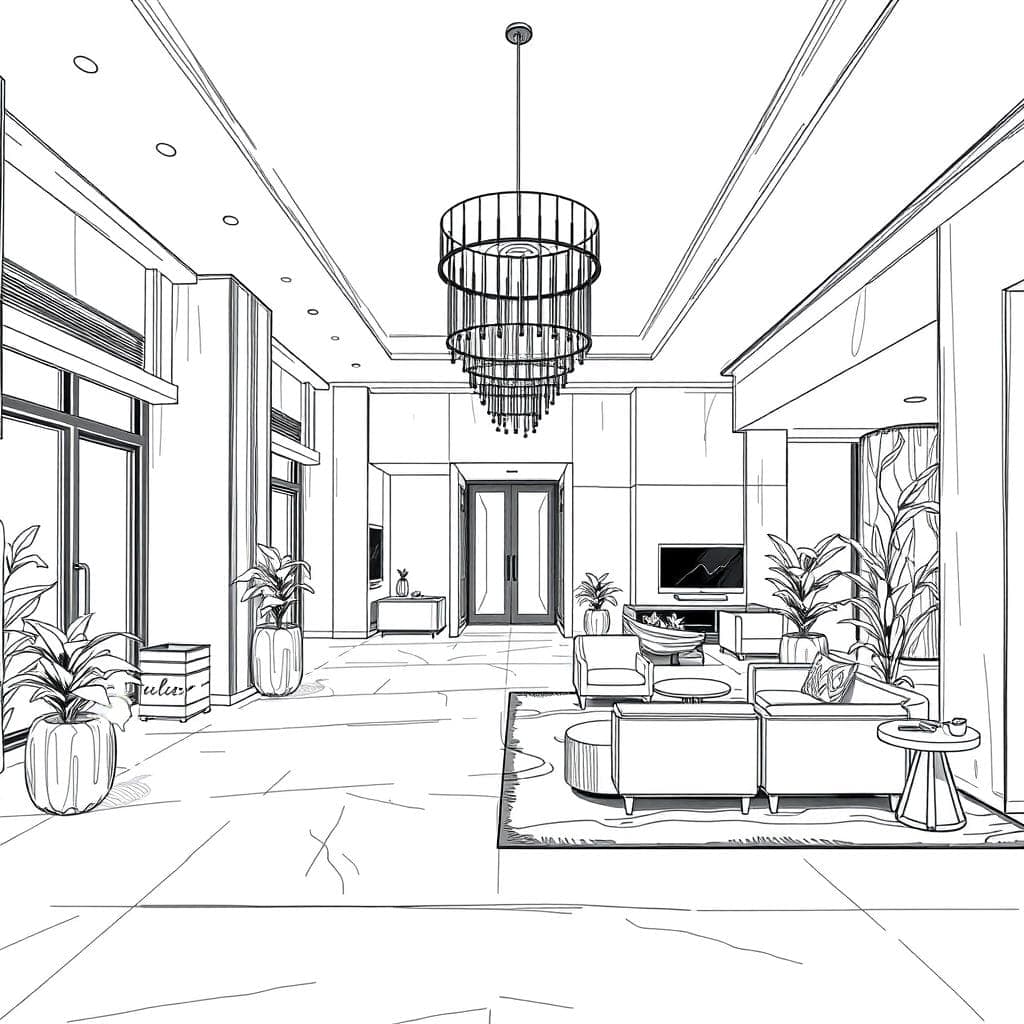Sketch Hotel Lobby design example 2