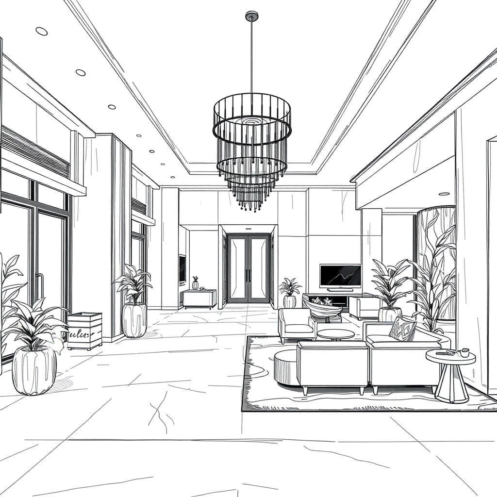 Sketch Hotel Lobby design example 2