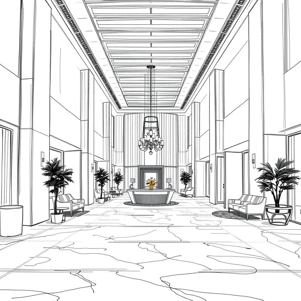 Sketch Hotel Lobby design example 3